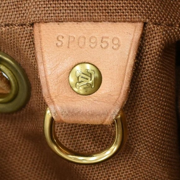 Authentic Louis Vuitton Backpack Bag Montsouris GM Monogram Used LV Handbag Vint - Picture 12 of 14